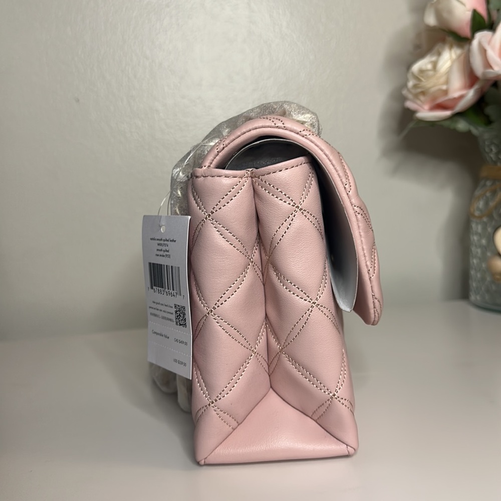 ๐ซ SOLD ๐ซ kate spade Pink Natalia Small Flap Crossbody Shoulder Bag NWT - Picture 9 of 16